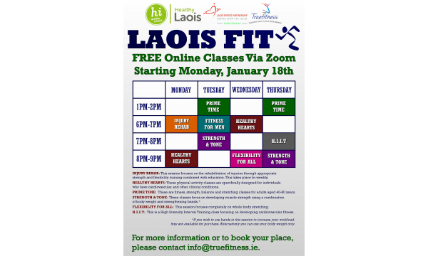 Laois Fit - Free Online Physical Activity and Health Programme